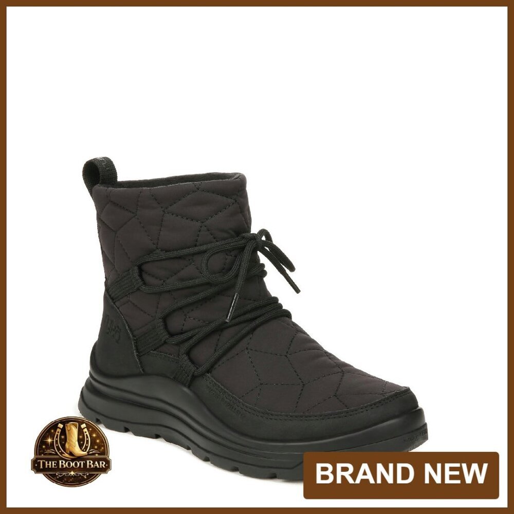 Women's Water-Repellent Snow Boots with Faux Fur Lining & Traction Sole